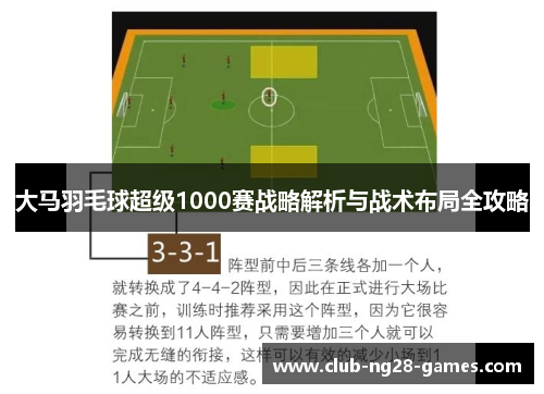 大马羽毛球超级1000赛战略解析与战术布局全攻略
